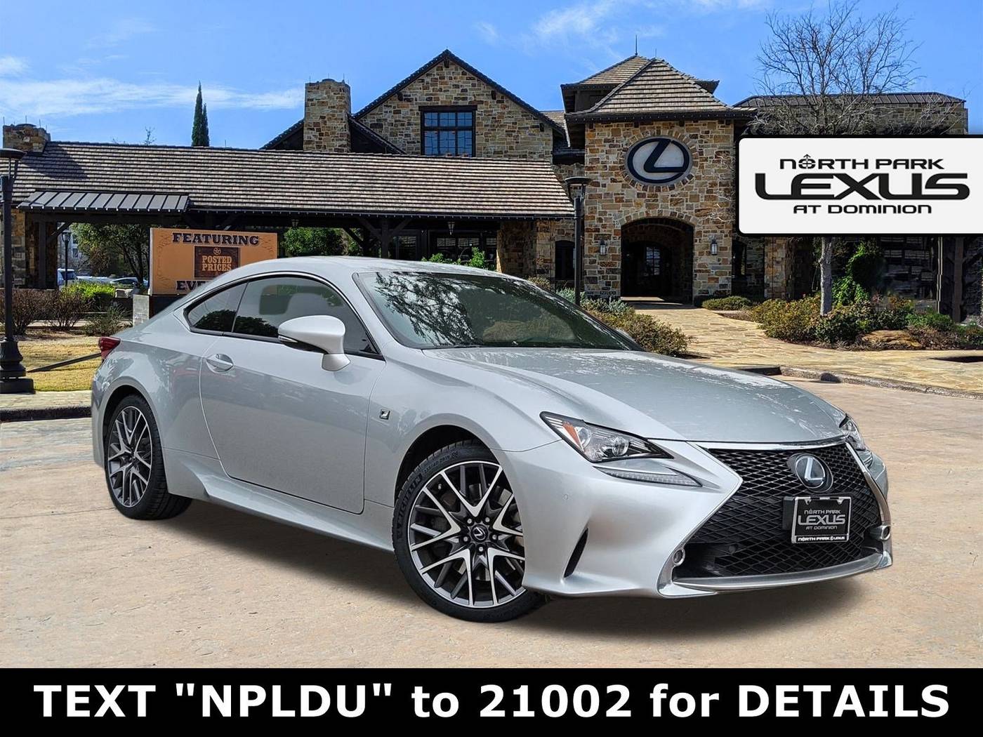 2016 Lexus RC RC 350 — Coupe — 74,565 mi — San Antonio, TX