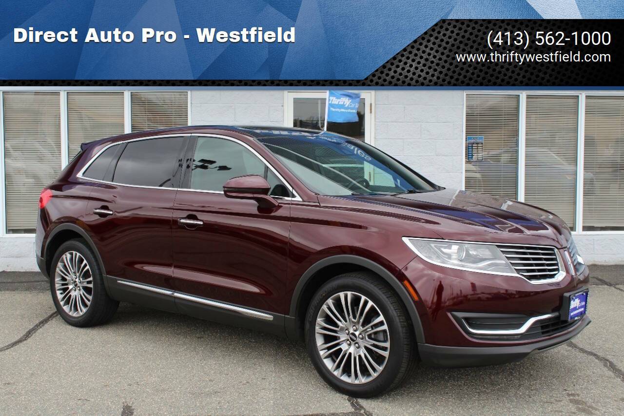 2017 Lincoln MKX Reserve — SUV — 81,488 mi — Westfield, MA