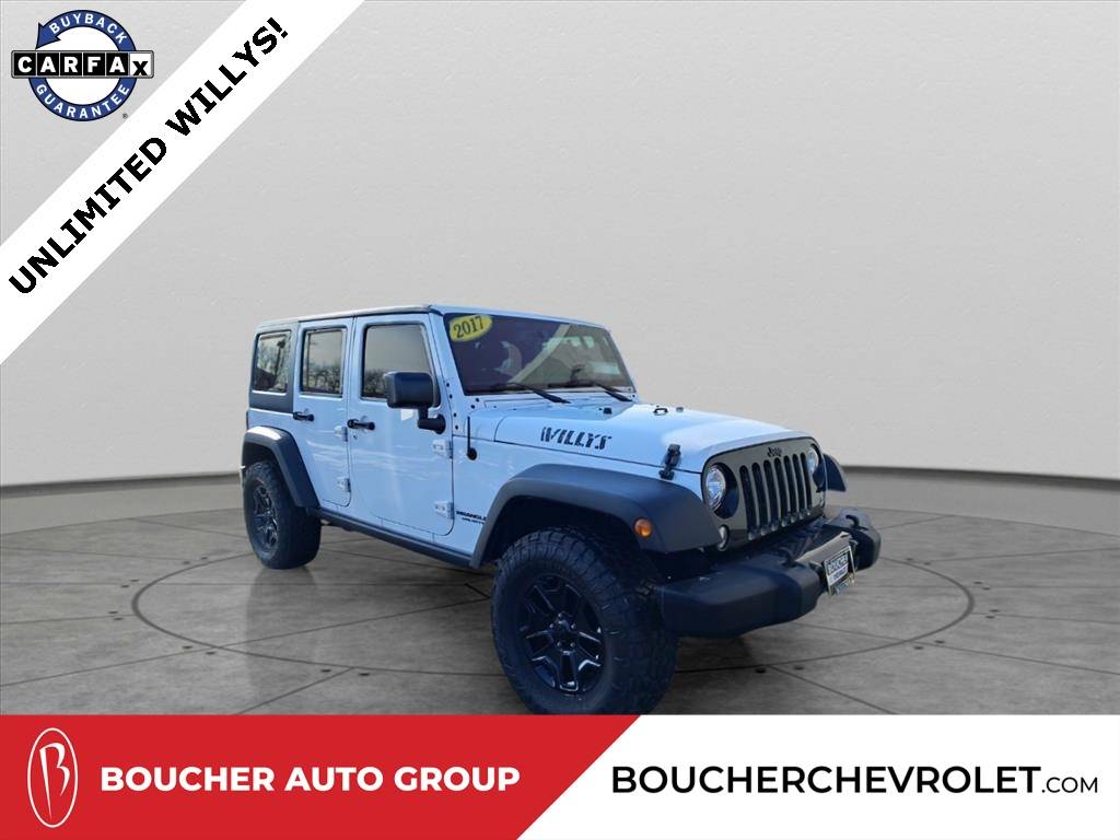 2017 Jeep Wrangler Willys Wheeler — SUV — 75,330 mi — Waukesha, WI