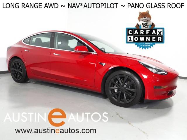 2019 Tesla Model 3 Long Range — Sedan — 30,324 mi — Round Rock, TX