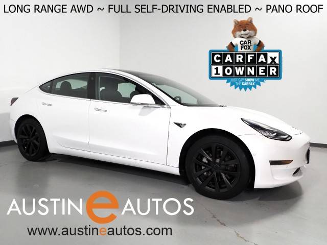 2020 Tesla Model 3 Long Range — Sedan — 70,530 mi — Round Rock, TX