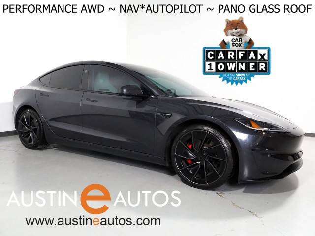 2024 Tesla Model 3 Performance — Sedan — 4,002 mi — Round Rock, TX