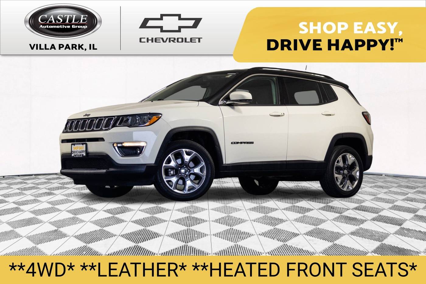 2019 Jeep Compass Limited — SUV — 45,771 mi — Villa Park, IL