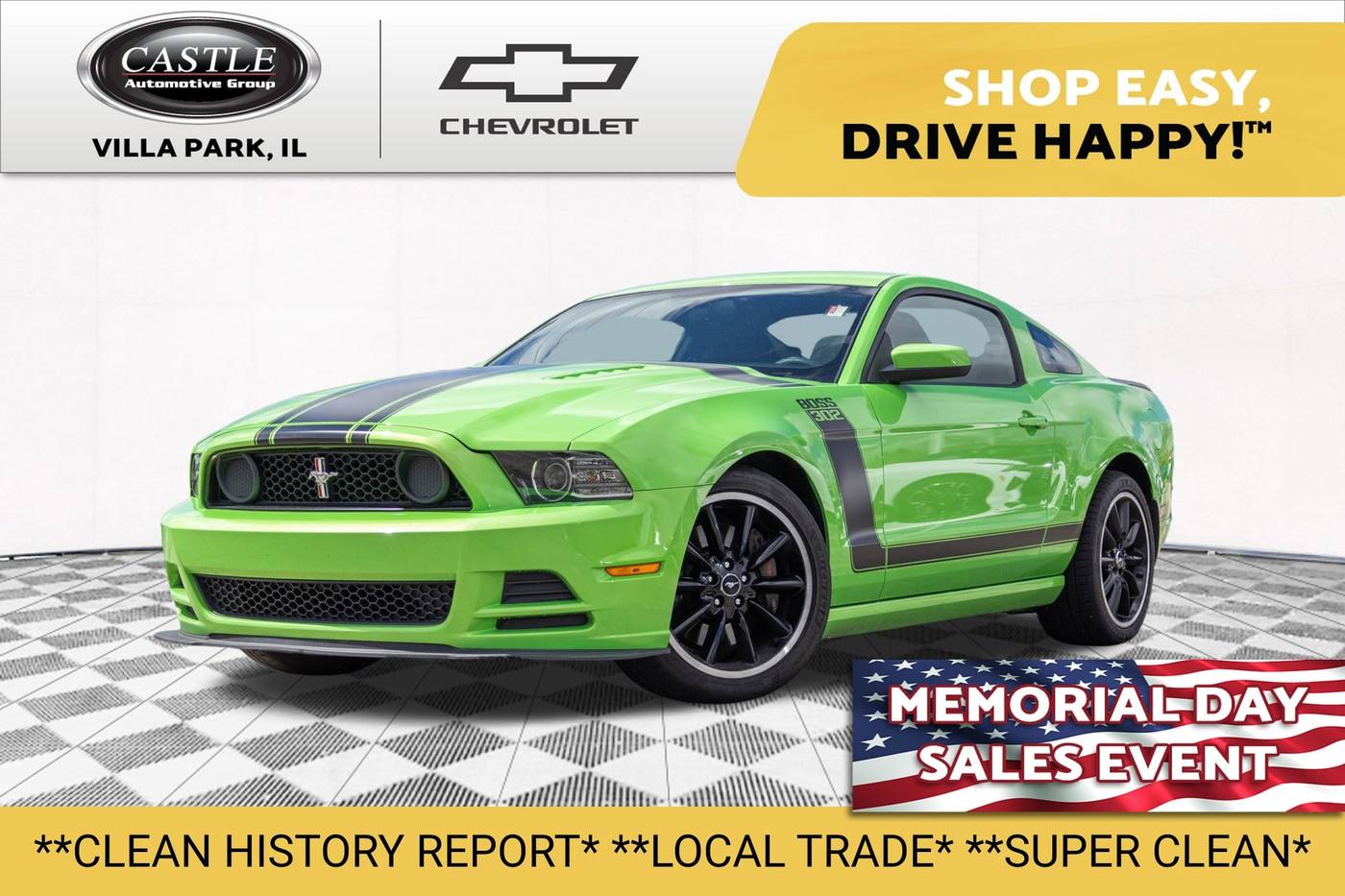 2013 Ford Mustang Boss 302 — Coupe — 39,853 mi — Villa Park, IL