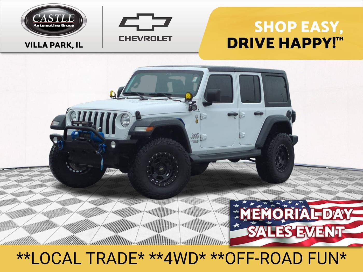 2018 Jeep Wrangler Sport S — SUV — 52,160 mi — Villa Park, IL