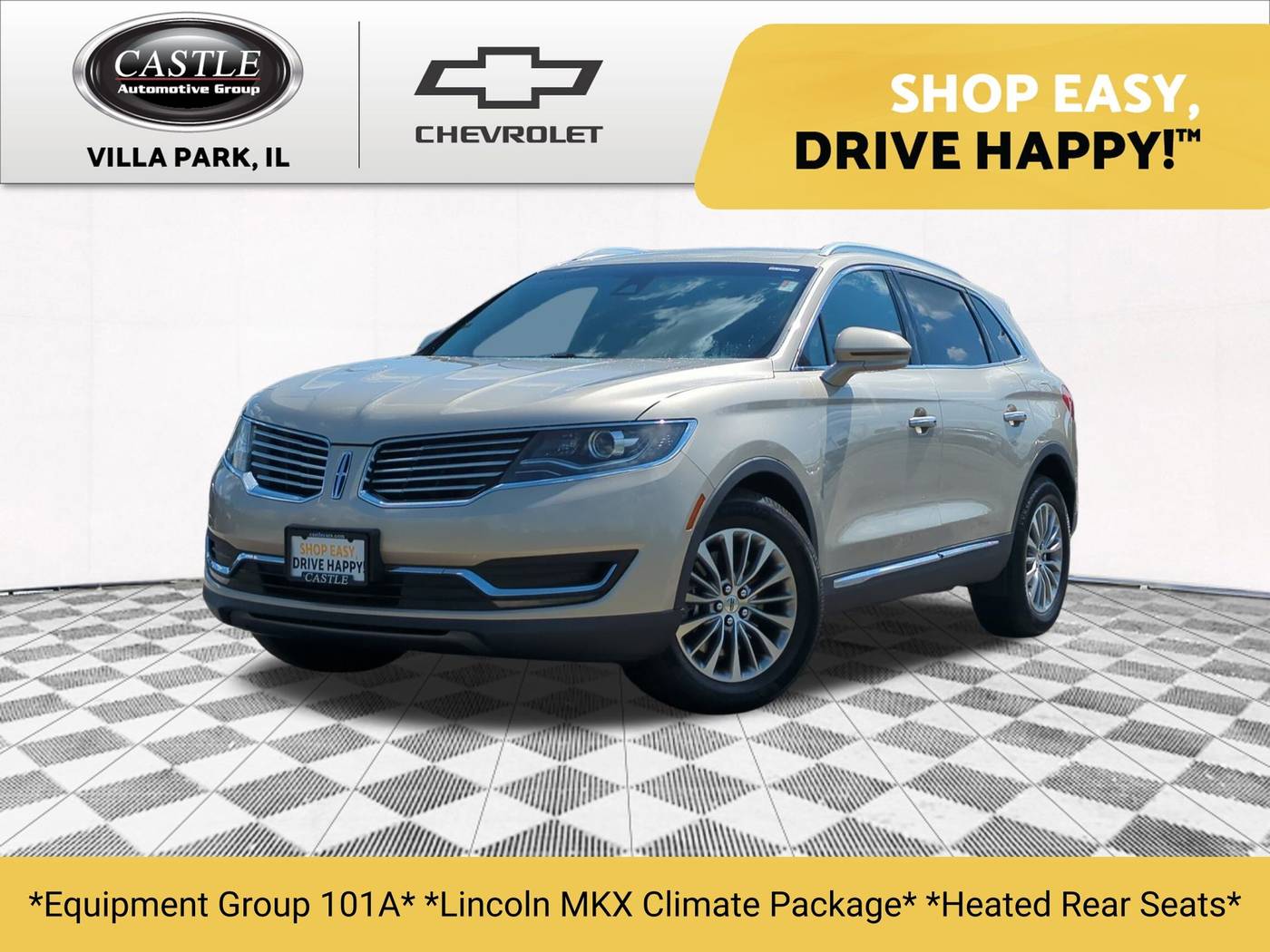 2017 Lincoln MKX Select — SUV — 80,400 mi — Villa Park, IL