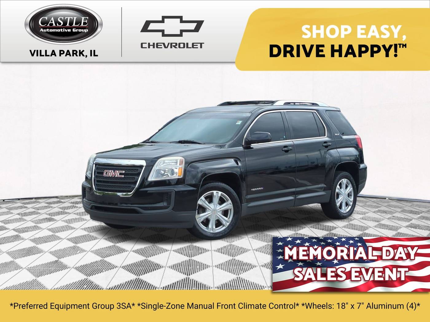 2017 GMC Terrain SLE-1 — SUV — 107,465 mi — Villa Park, IL