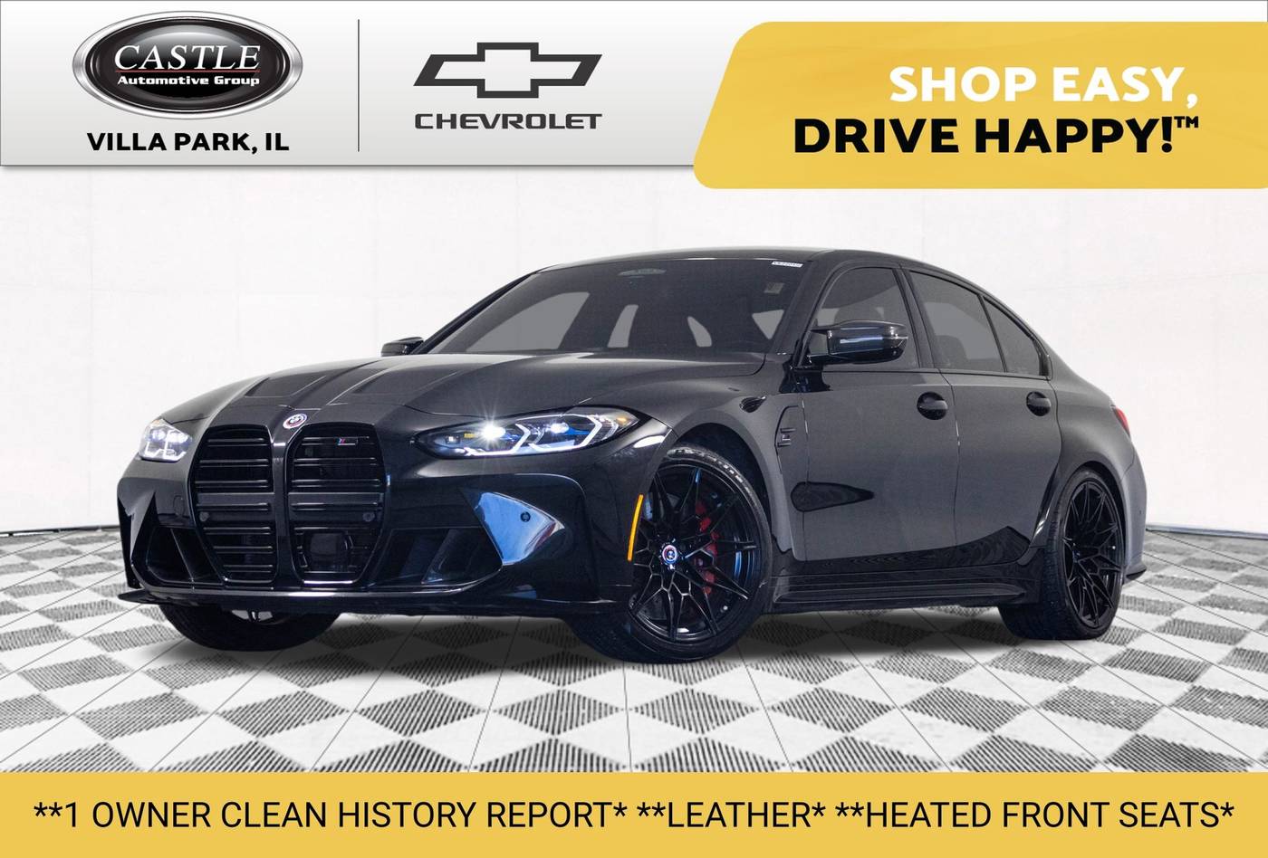 2023 BMW M3 Competition — Sedan — 20,224 mi — Villa Park, IL