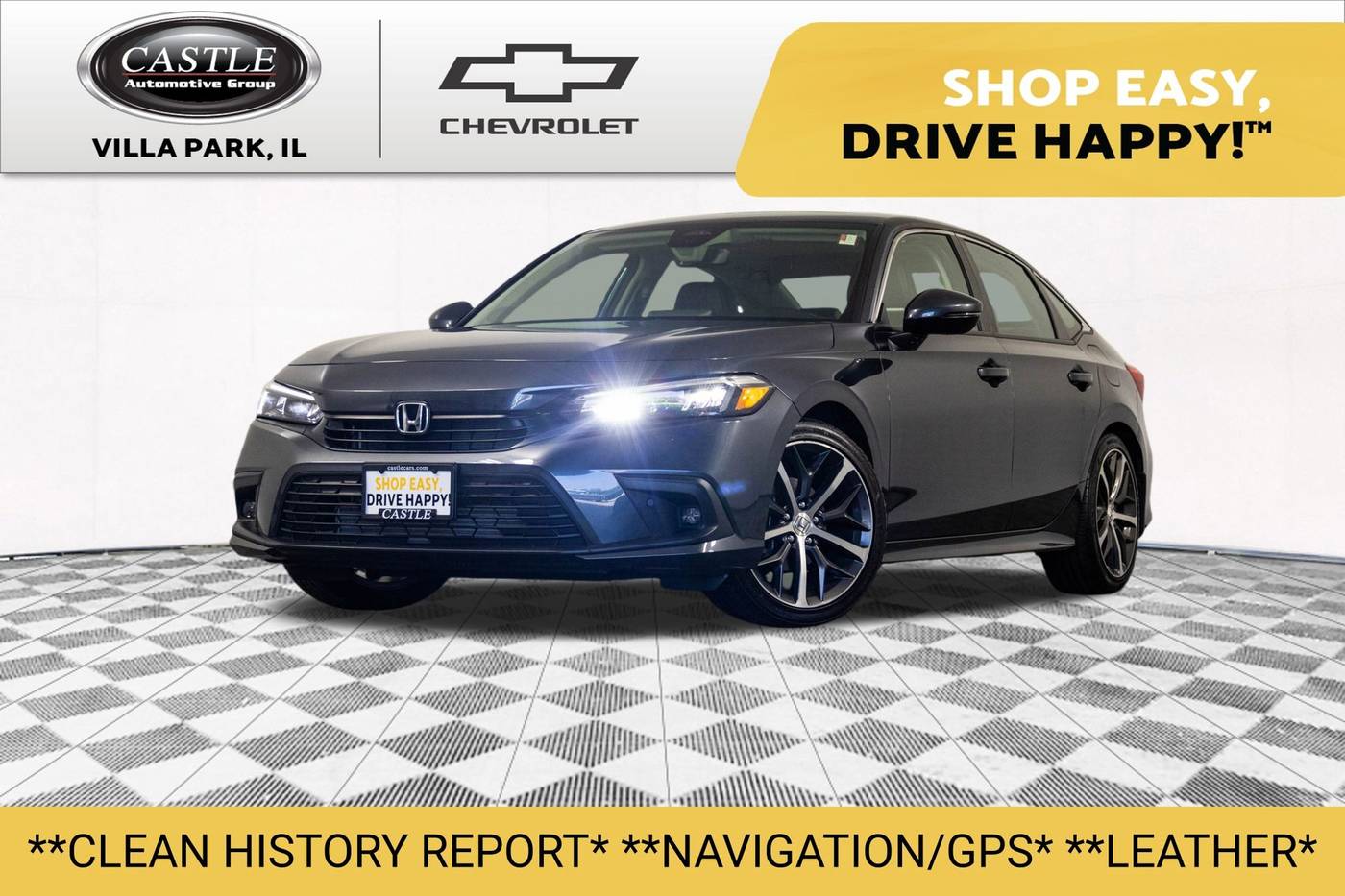2022 Honda Civic Touring — Sedan — 21,330 mi — Villa Park, IL