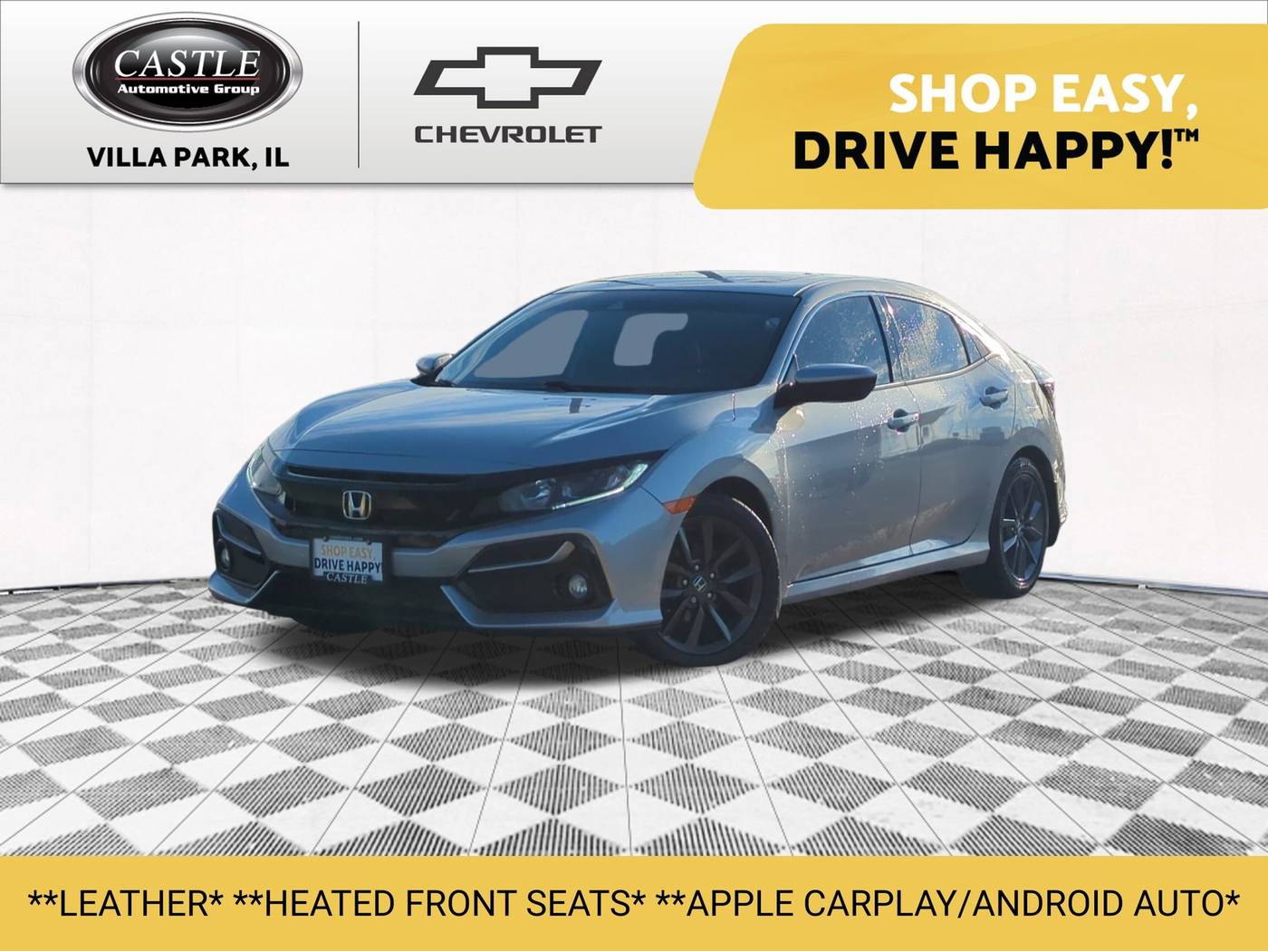 2020 Honda Civic EX-L — Hatchback — 107,150 mi — Villa Park, IL