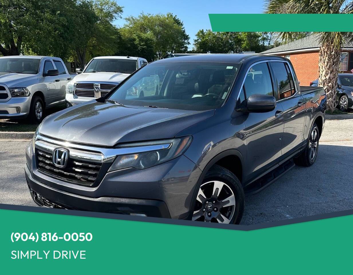 2017 Honda Ridgeline RTL — Pickup Truck — 159,476 mi — Orange Park, FL