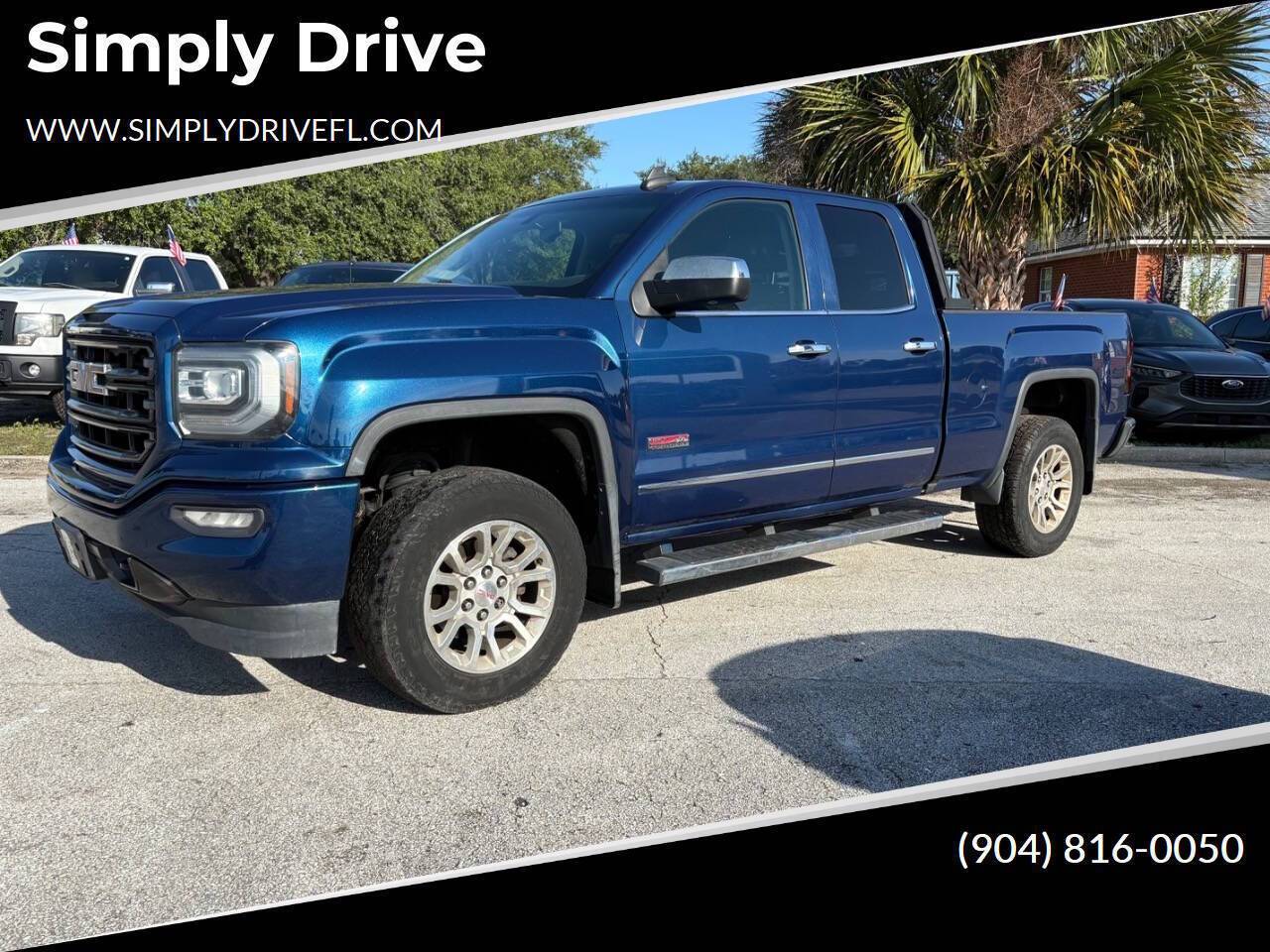 2016 GMC Sierra 1500 SLE — Pickup Truck — 117,624 mi — Orange Park, FL