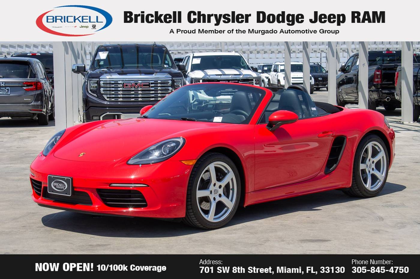 2023 Porsche 718 Boxster Standard — Convertible — 13,826 mi — Miami, FL