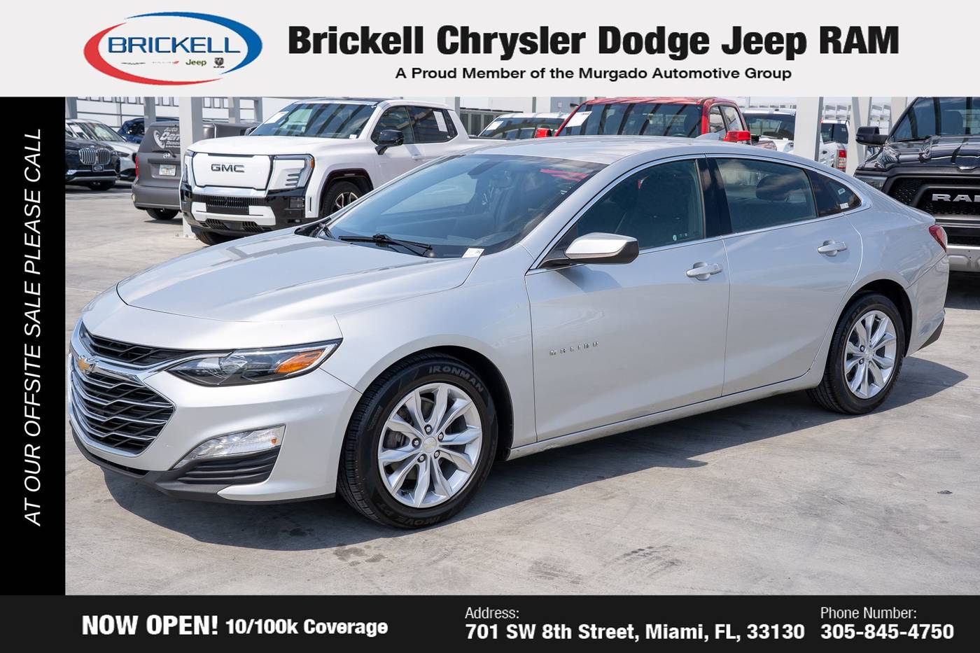 2020 Chevrolet Malibu LT — Sedan — 86,100 mi — Miami, FL