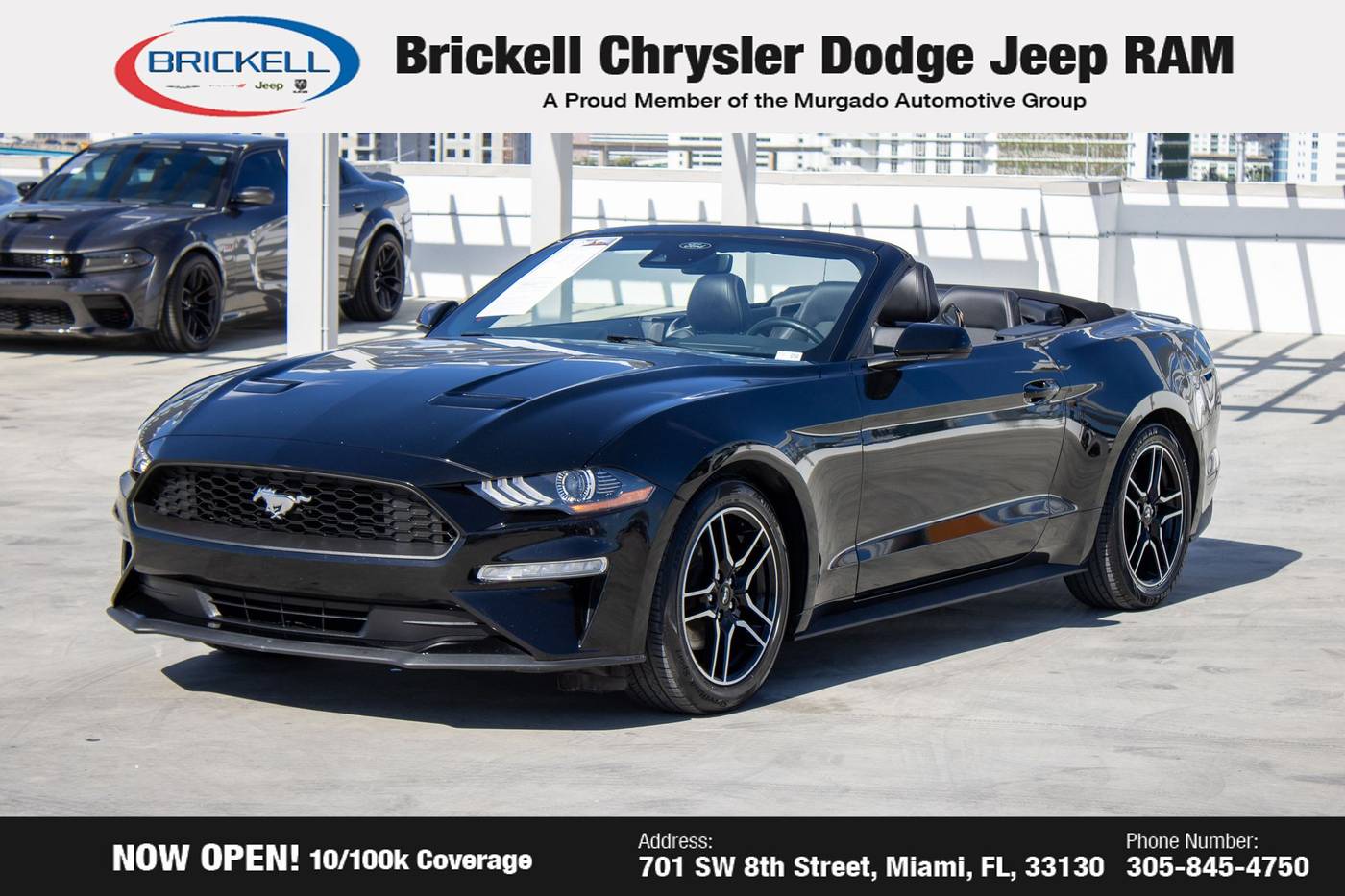 2022 Ford Mustang EcoBoost Premium — Convertible — 58,842 mi — Miami, FL