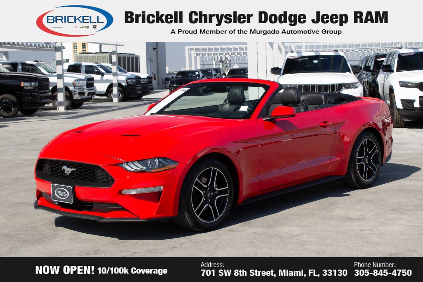 2022 Ford Mustang EcoBoost Premium — Convertible — 60,630 mi — Miami, FL