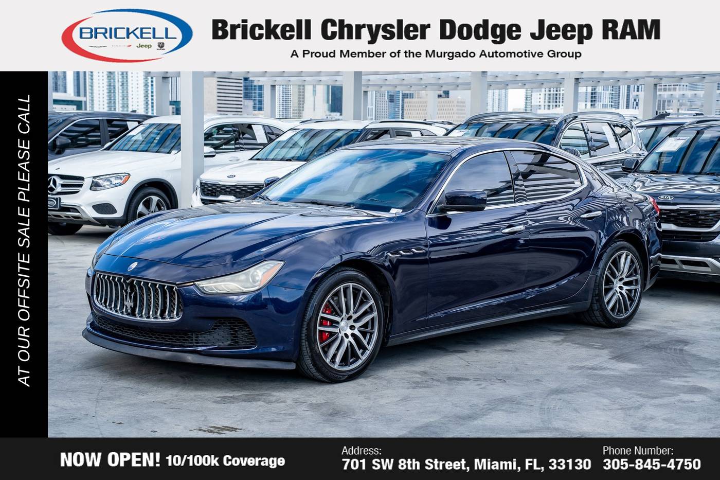 2016 Maserati Ghibli Standard — Sedan — 91,967 mi — Miami, FL