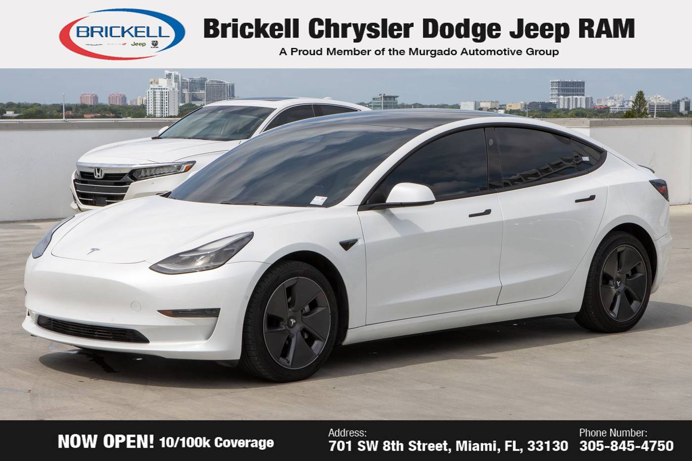 2021 Tesla Model 3 Standard Range Plus — Sedan — 40,588 mi — Miami, FL