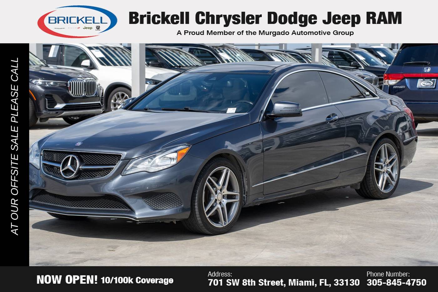 2015 Mercedes-Benz E-Class E 400 — Coupe — 74,162 mi — Miami, FL