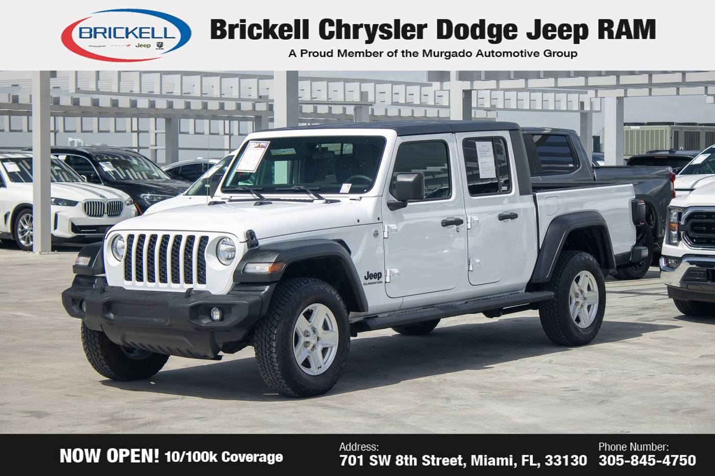 2020 Jeep Gladiator Sport S — Pickup Truck — 96,768 mi — Miami, FL