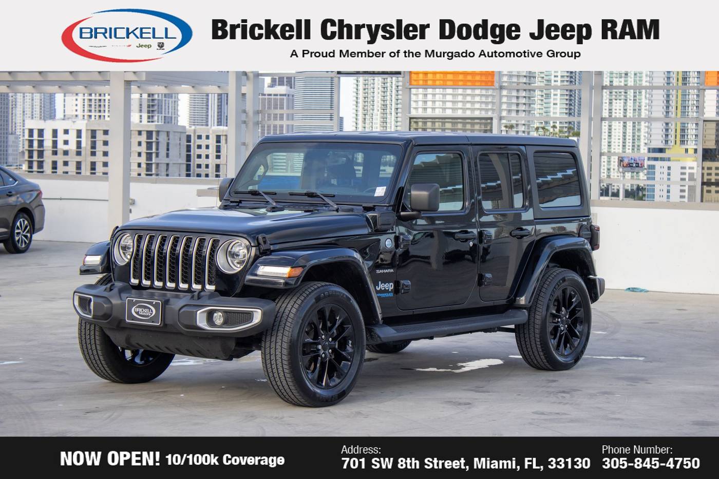 2021 Jeep Wrangler Sahara 4xe — SUV — 24,842 mi — Miami, FL