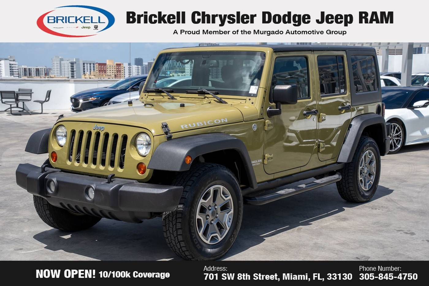 2013 Jeep Wrangler Rubicon — SUV — 52,136 mi — Miami, FL