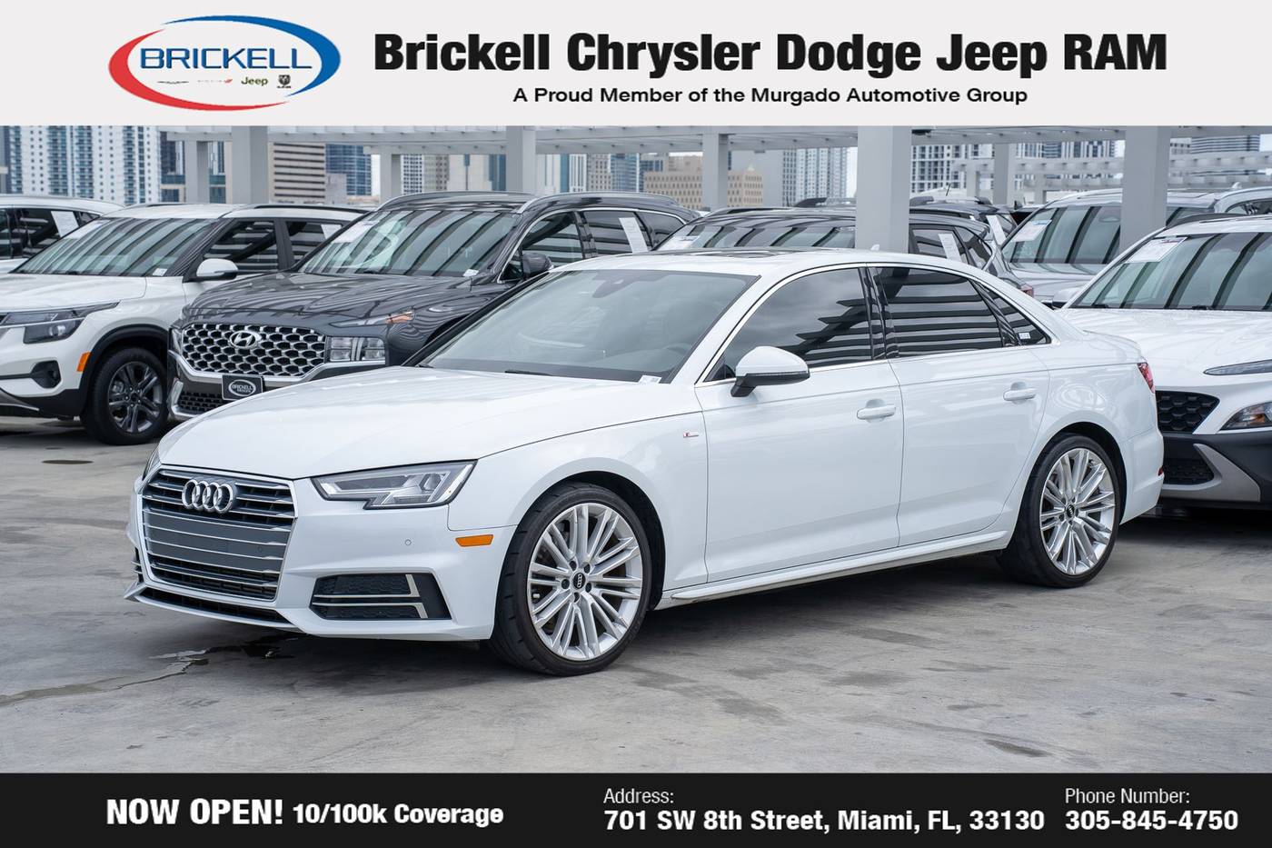2018 Audi A4 ultra Premium Plus — Sedan — 66,899 mi — Miami, FL