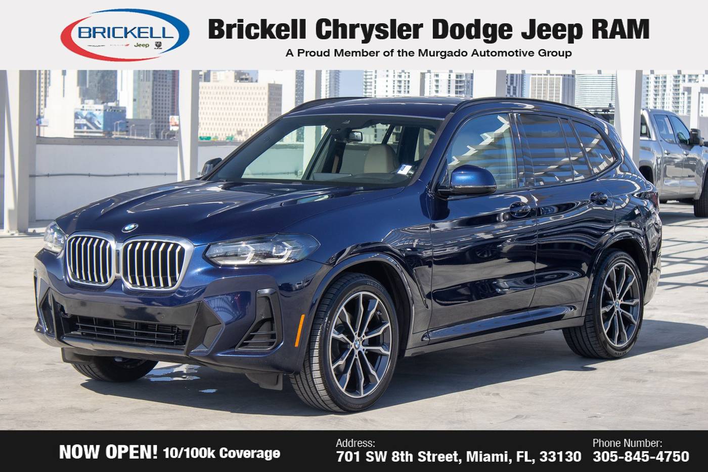 2022 BMW X3 30i — SUV — 47,188 mi — Miami, FL