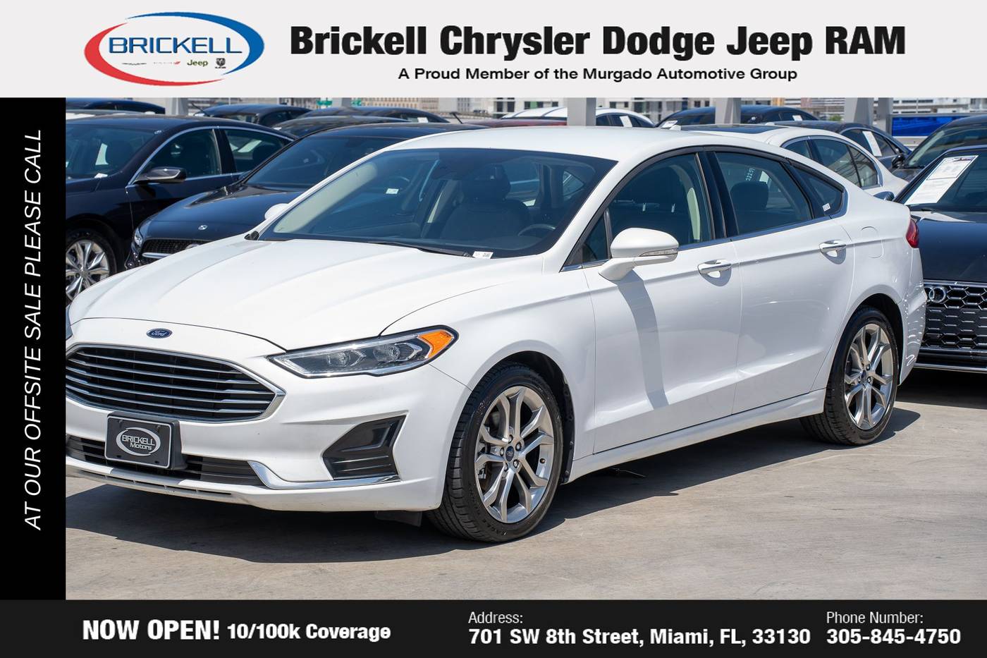 2020 Ford Fusion SEL — Sedan — 88,837 mi — Miami, FL