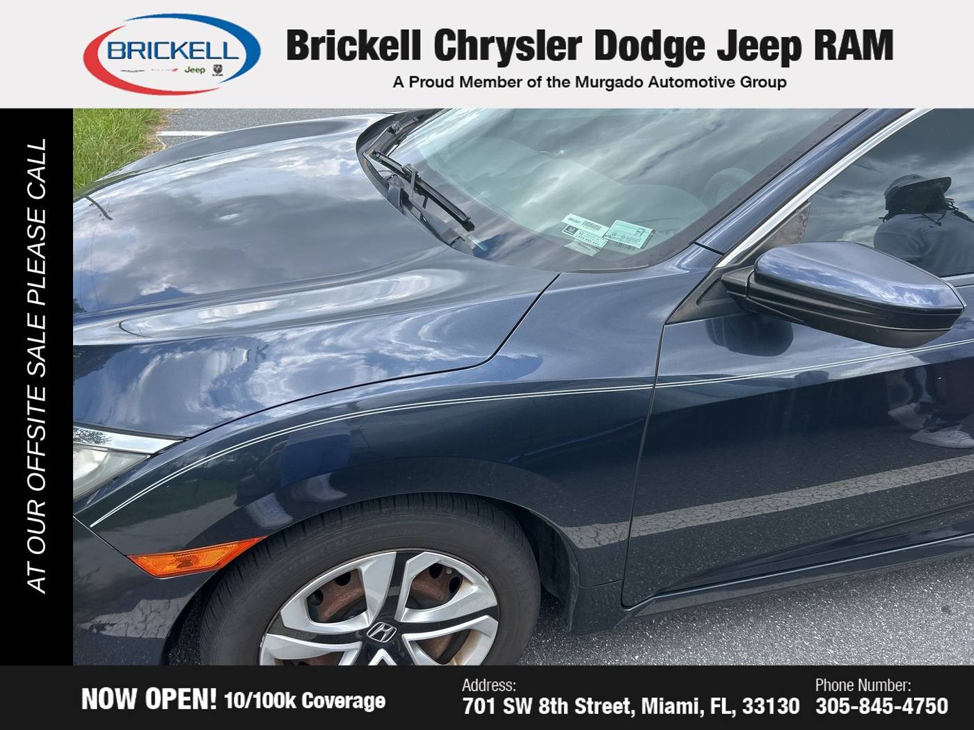 2018 Honda Civic LX — Sedan — 69,531 mi — Miami, FL