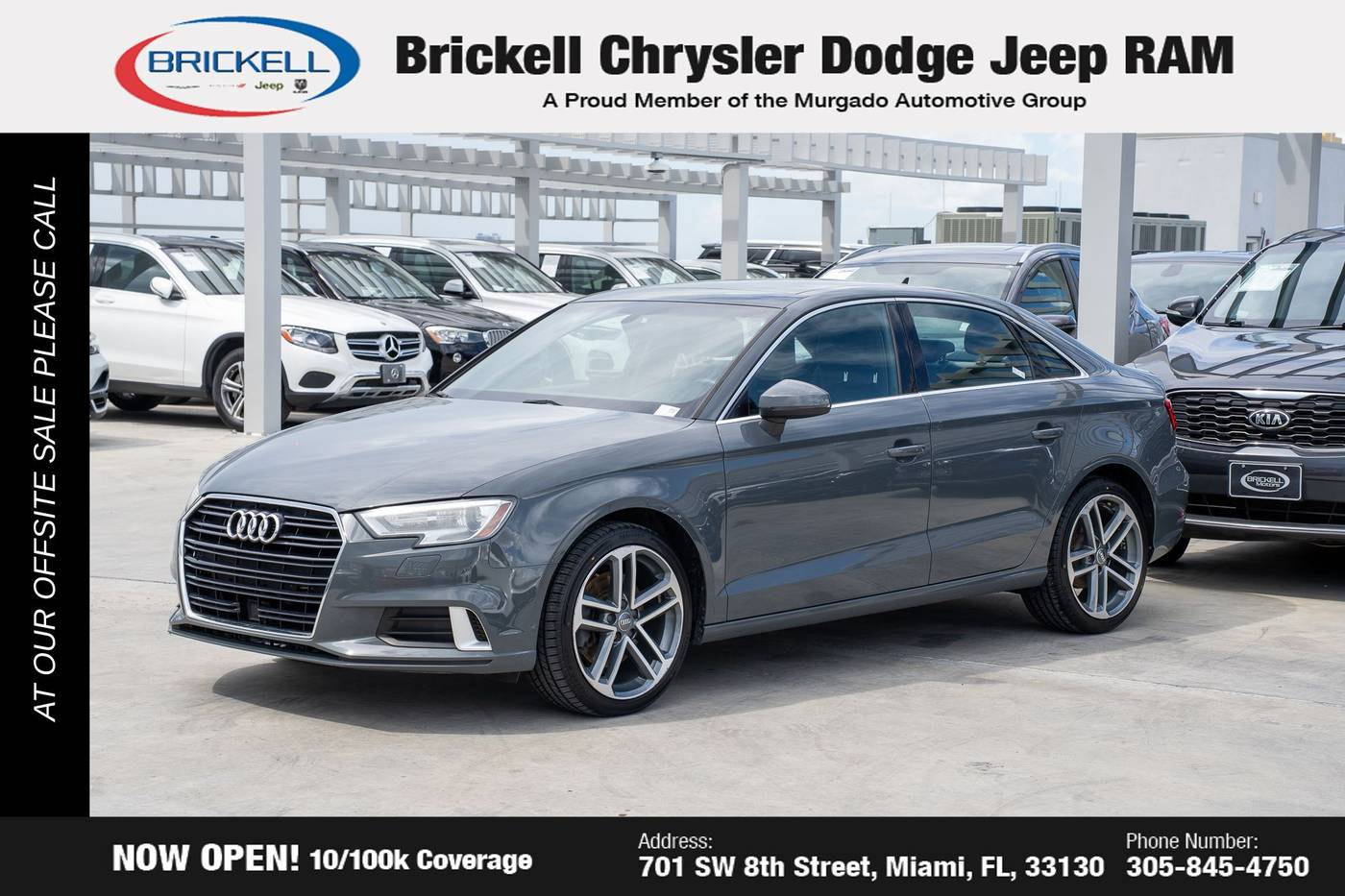 2019 Audi A3 Titanium Premium — Sedan — 40,795 mi — Miami, FL