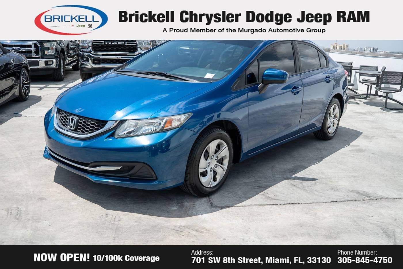 2014 Honda Civic LX — Sedan — 90,385 mi — Miami, FL