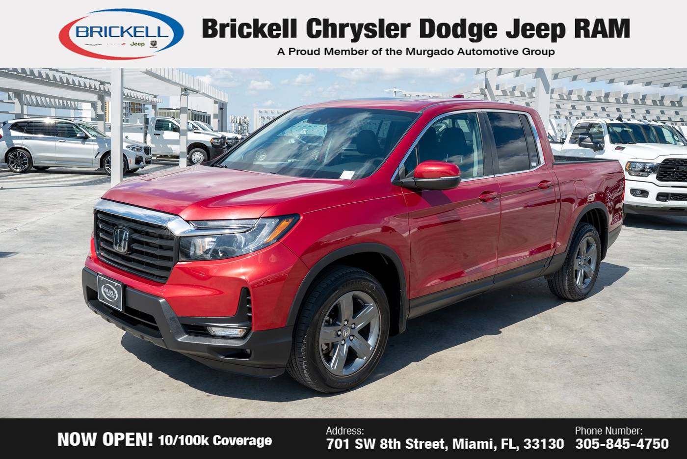 2022 Honda Ridgeline RTL — Pickup Truck — 55,625 mi — Miami, FL
