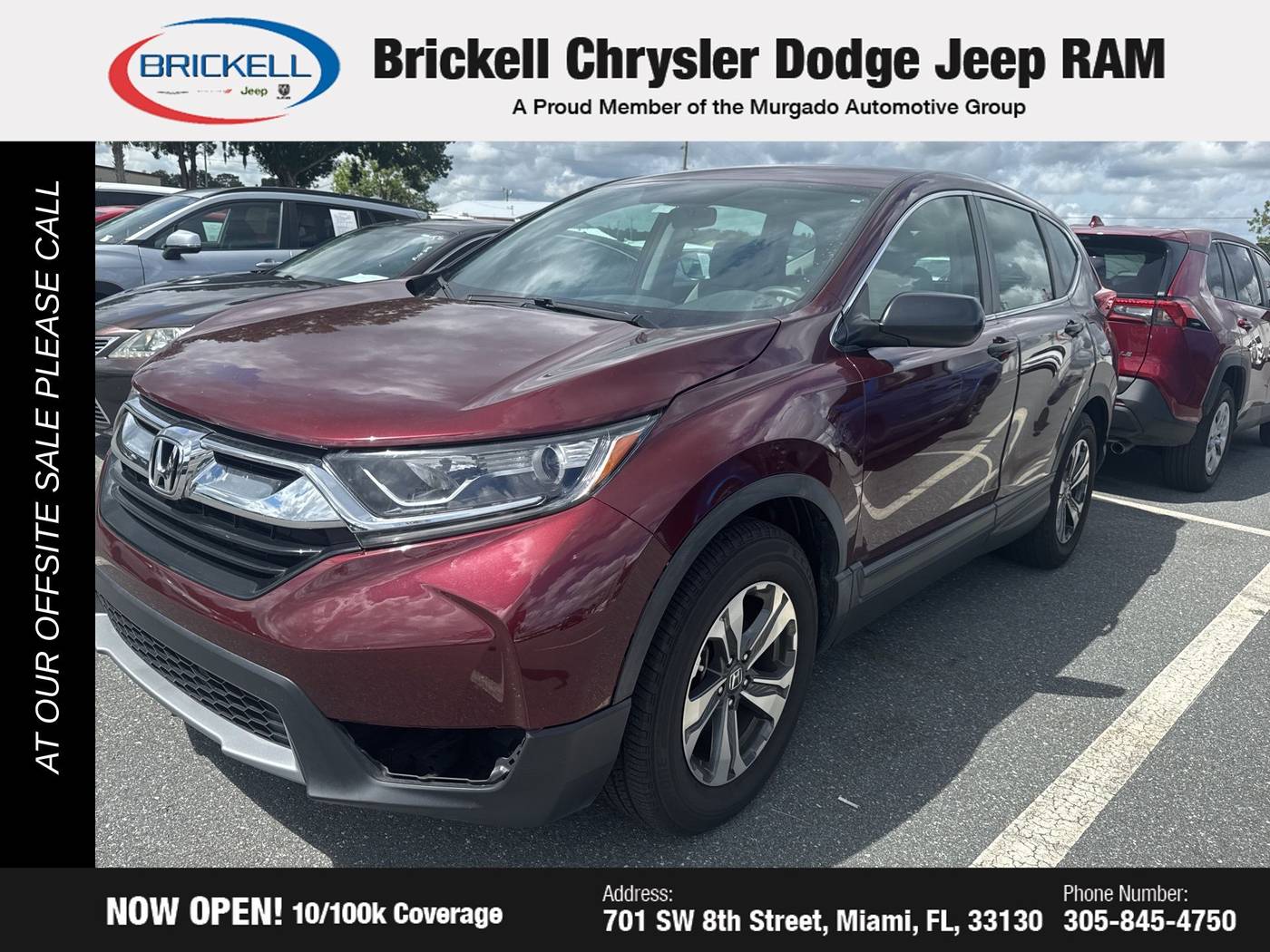 2018 Honda CR-V LX — SUV — 60,302 mi — Miami, FL
