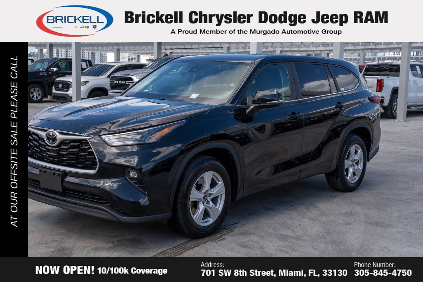 2023 Toyota Highlander LE — SUV — 45,897 mi — Miami, FL