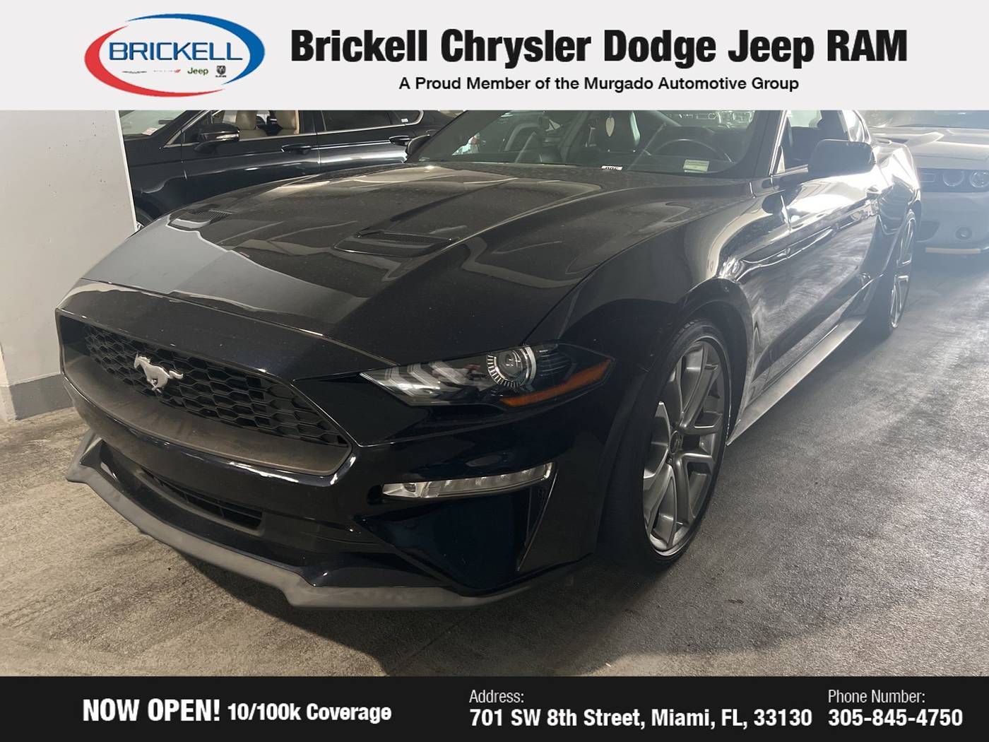 2021 Ford Mustang EcoBoost Premium — Coupe — 38,256 mi — Miami, FL