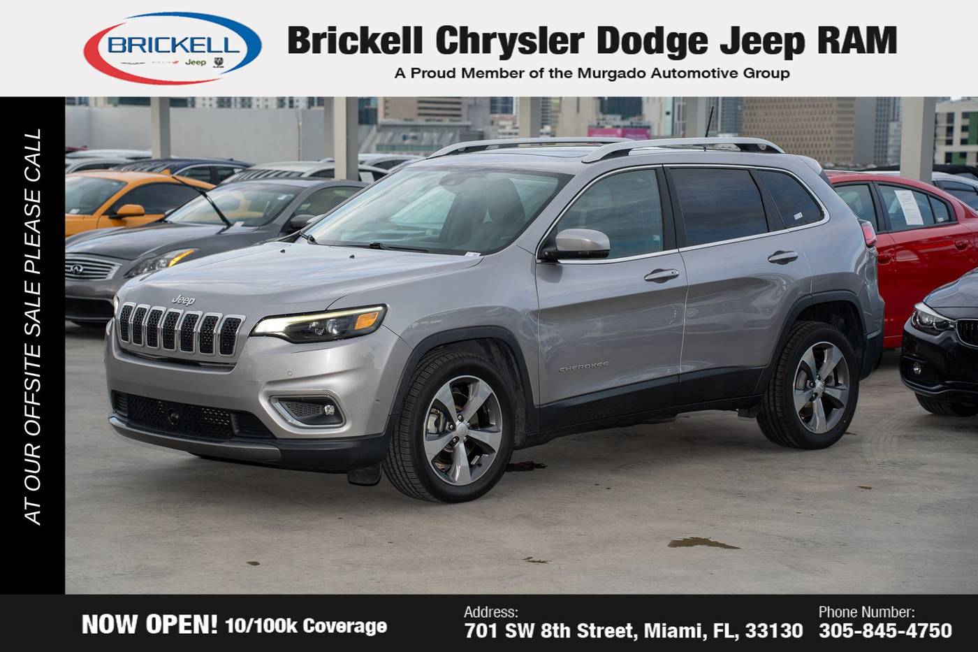 2019 Jeep Cherokee Limited — SUV — 54,720 mi — Miami, FL