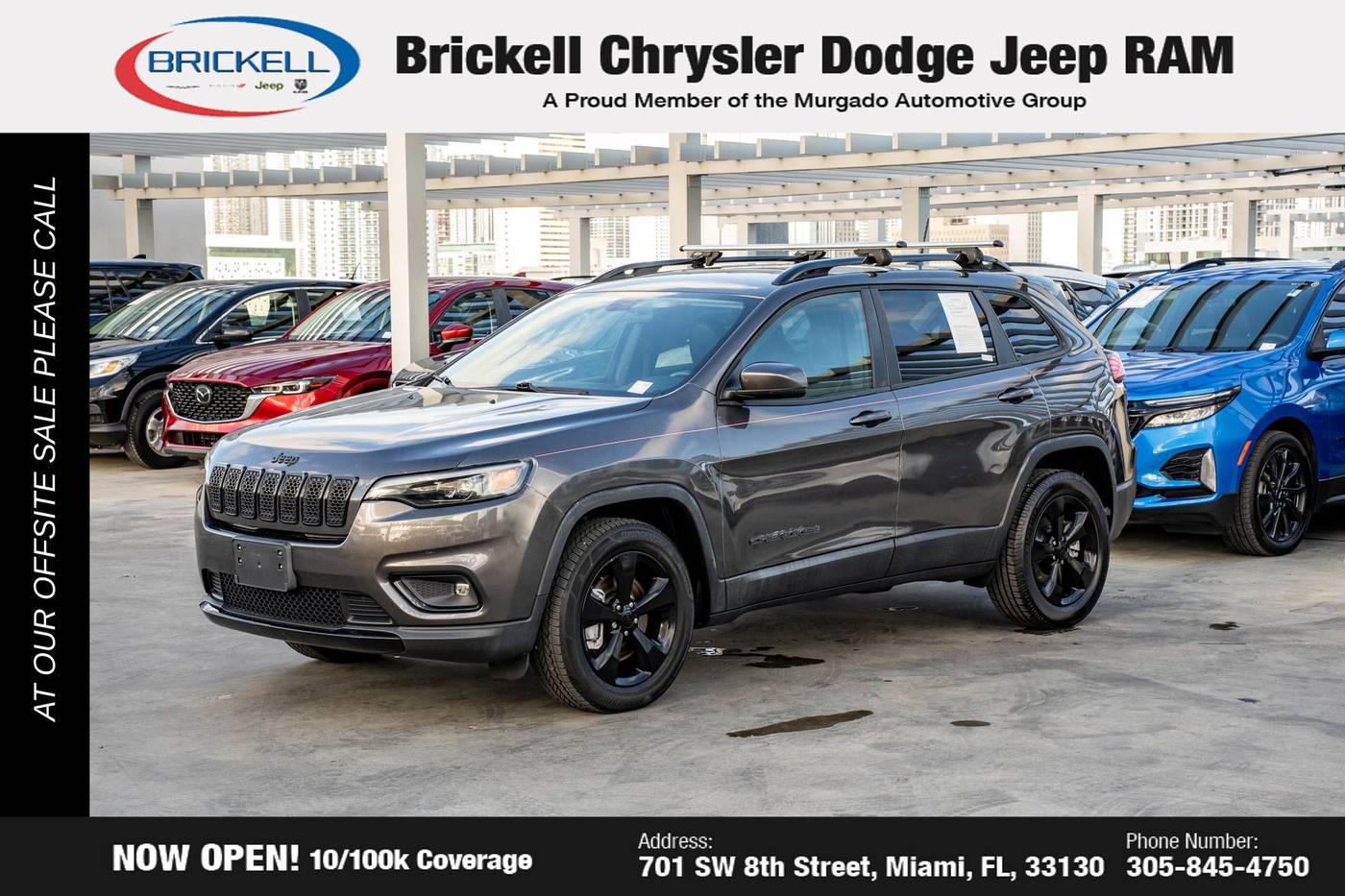 2020 Jeep Cherokee Altitude — SUV — 72,655 mi — Miami, FL