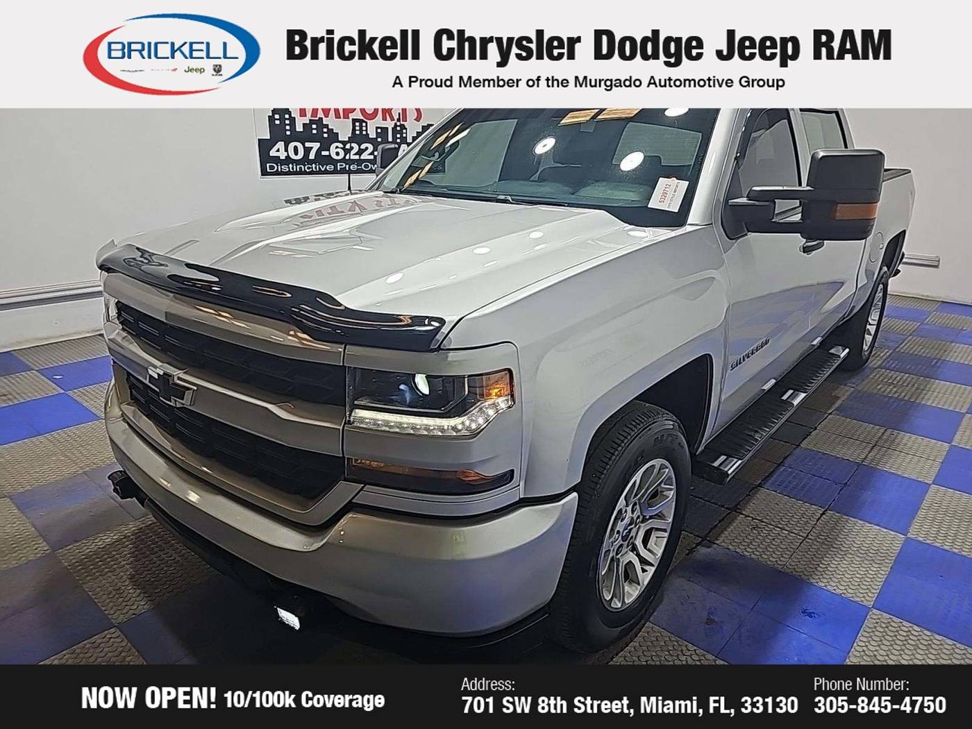 2018 Chevrolet Silverado 1500 Custom — Pickup Truck — 64,645 mi — Miami, FL