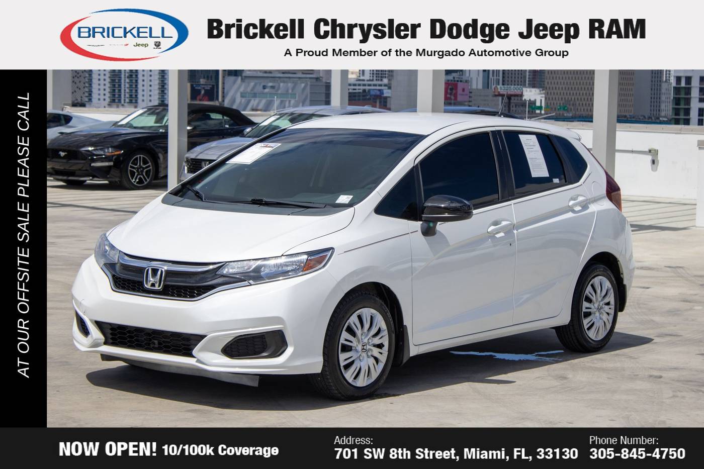 2019 Honda Fit LX — Hatchback — 82,218 mi — Miami, FL