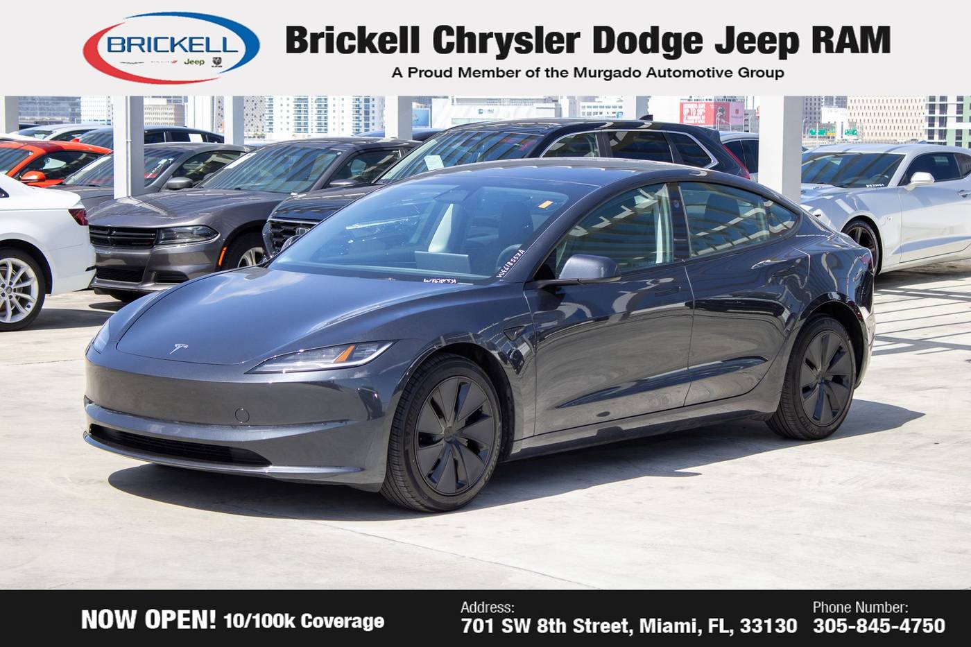 2025 Tesla Model 3 Long Range — Sedan — 4,529 mi — Miami, FL