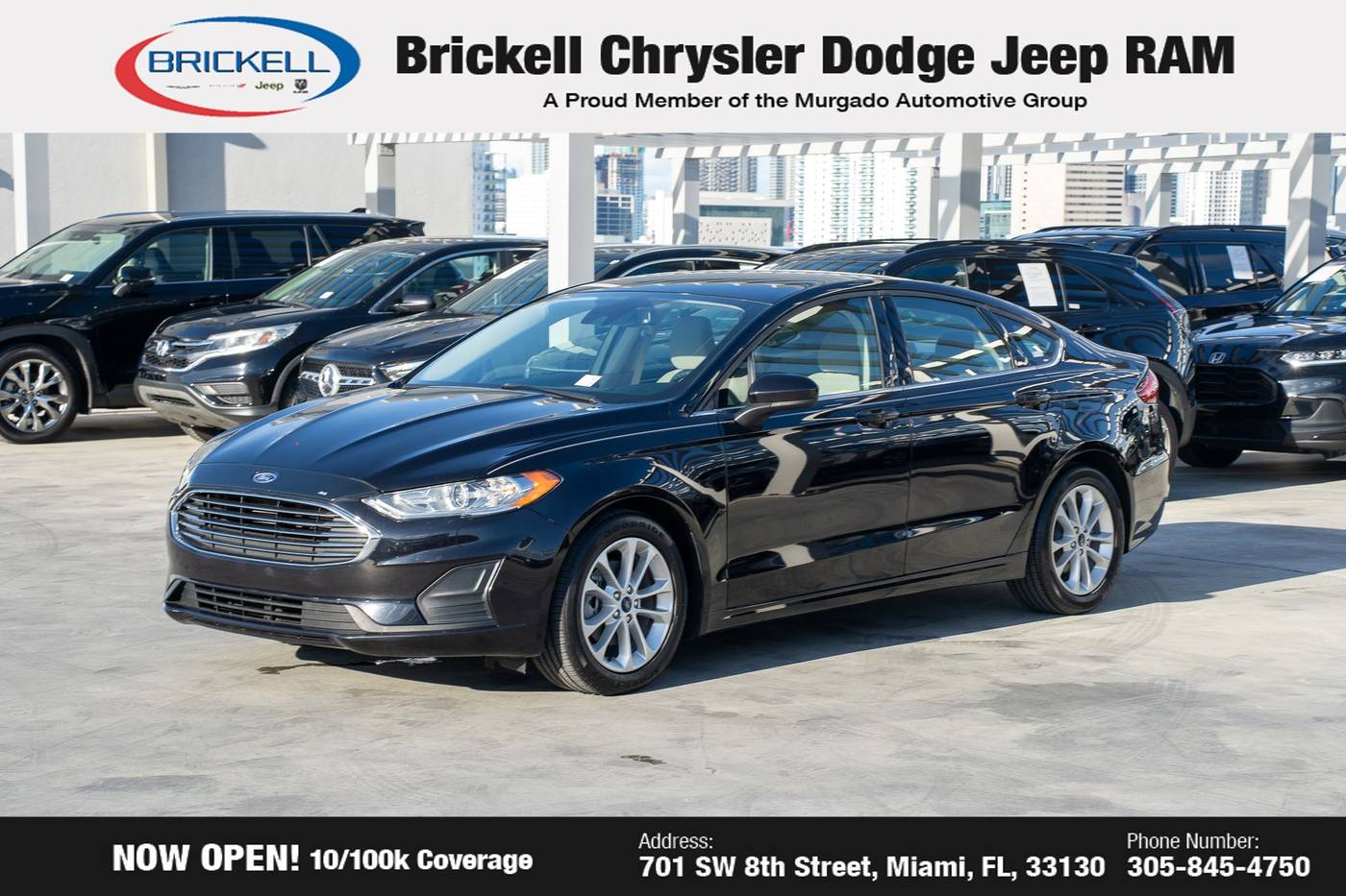 2019 Ford Fusion SE — Sedan — 48,440 mi — Miami, FL