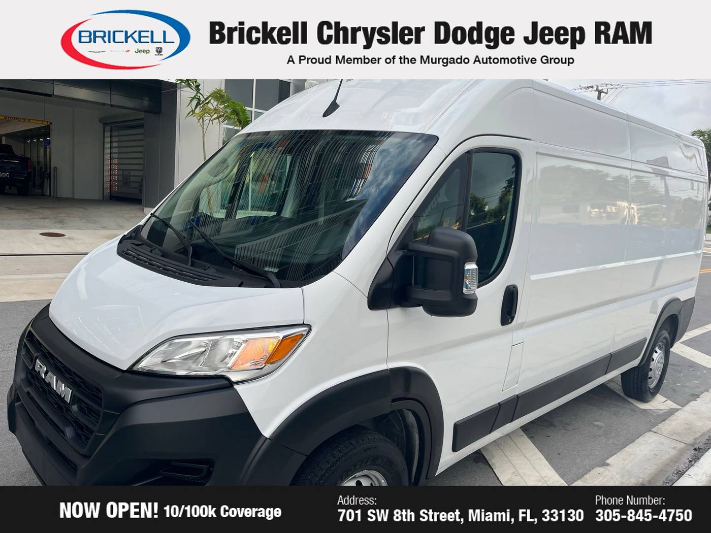2023 Ram ProMaster Cargo Van 2500 — Cargo Van — 65,107 mi — Miami, FL