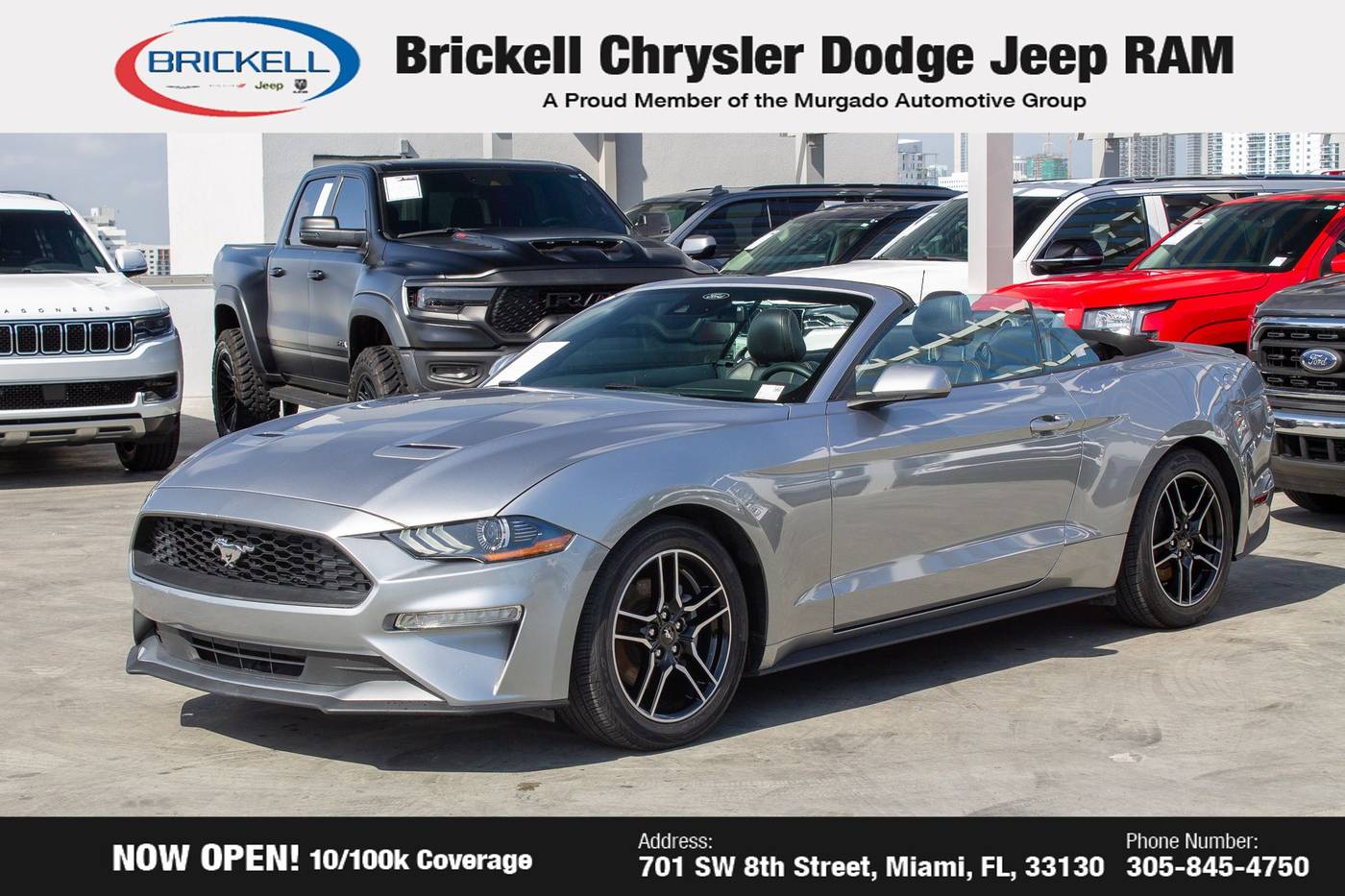 2022 Ford Mustang EcoBoost Premium — Convertible — 65,304 mi — Miami, FL