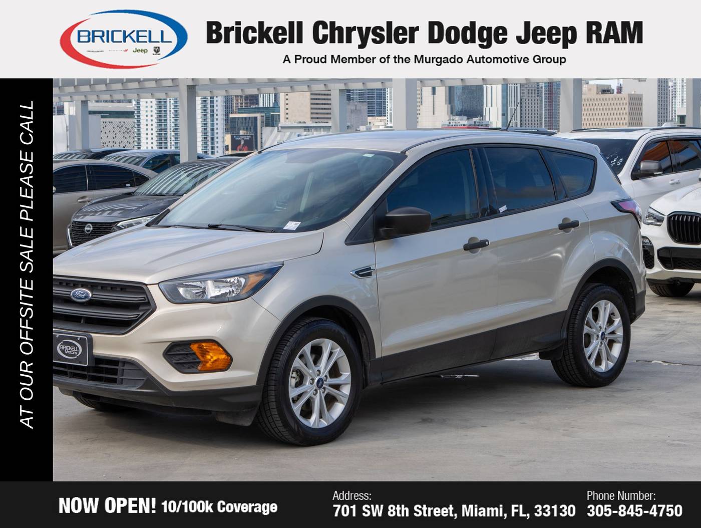 2018 Ford Escape S — SUV — 54,393 mi — Miami, FL