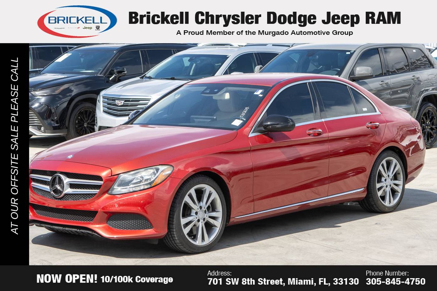 2016 Mercedes-Benz C-Class C 300 — Sedan — 89,156 mi — Miami, FL