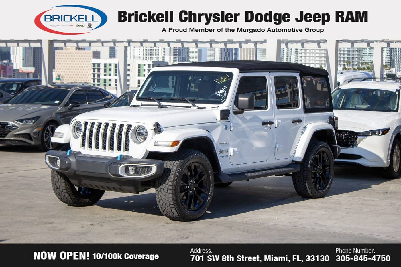 2022 Jeep Wrangler Sahara 4xe — SUV — 32,723 mi — Miami, FL