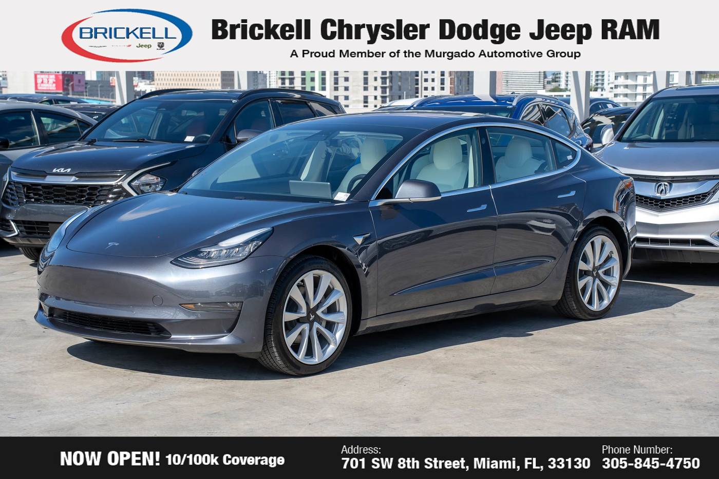2018 Tesla Model 3 Mid Range — Sedan — 14,044 mi — Miami, FL