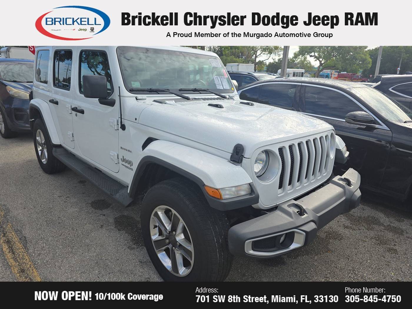 2020 Jeep Wrangler Sahara — SUV — 74,656 mi — Miami, FL