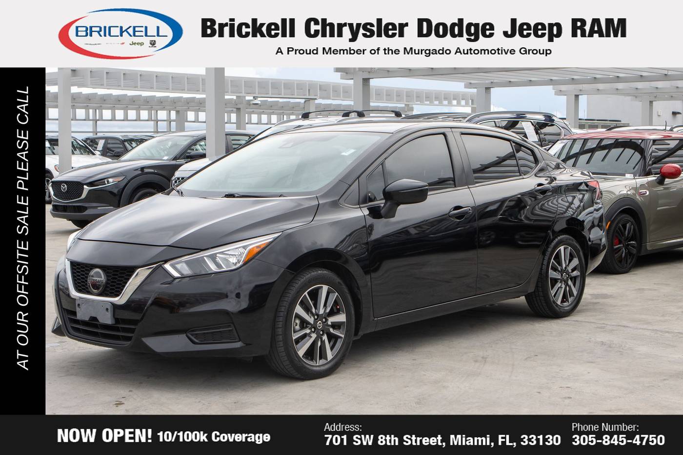 2021 Nissan Versa SV — Sedan — 75,100 mi — Miami, FL